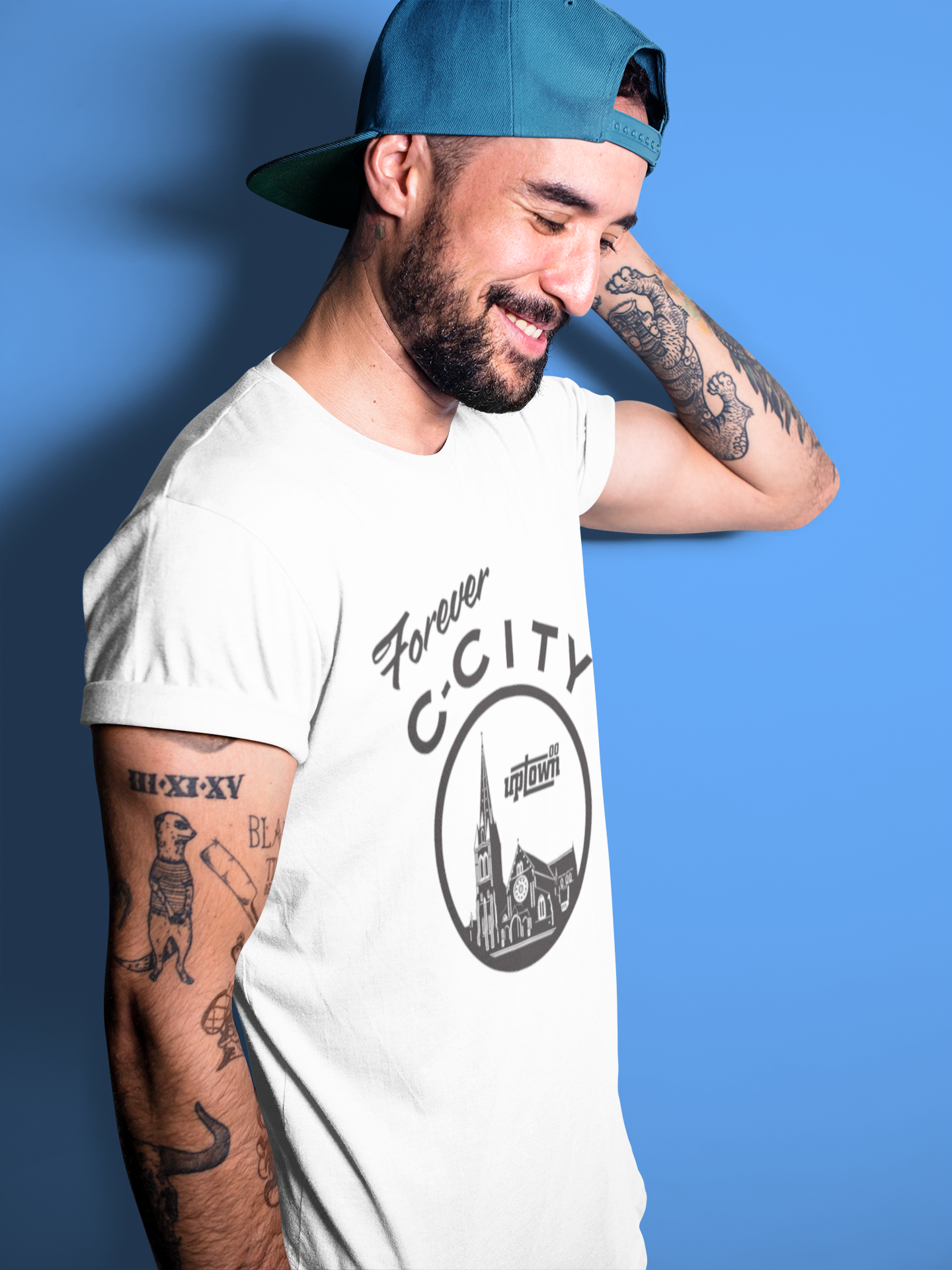 FOREVER CCITY WHITE TEE