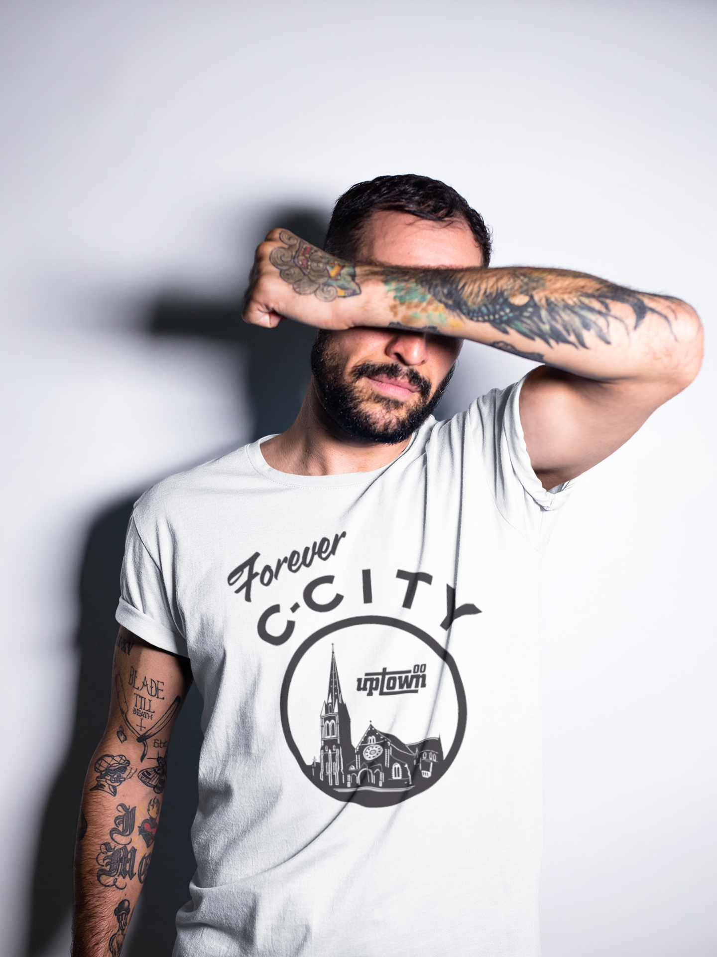 FOREVER CCITY WHITE TEE
